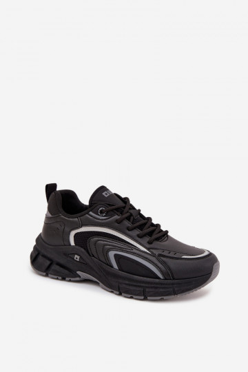 sporta apavi Sneakers modeļa apavi Vīriešiem Big Star SS174285 melnas krāsas