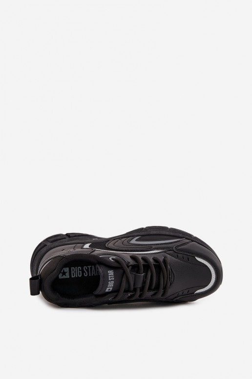 sporta apavi Sneakers modeļa apavi Vīriešiem Big Star SS174285 melnas krāsas