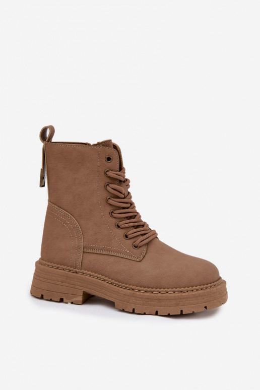 Sieviešu zābaki Uz pili smilšu krāsas Tirina