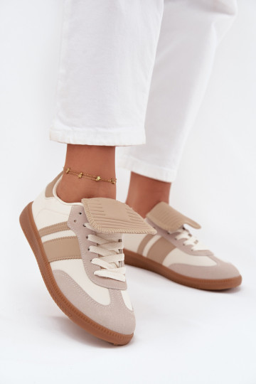 Zems Sneakers modeļa apavi SieviešuINyIniniętym Językiem smilšu krāsas Ardira 2