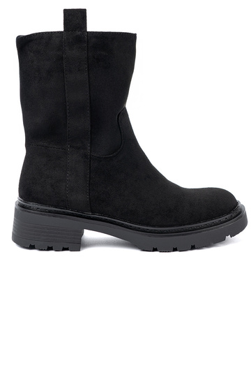 Stilīgs zābaki pie potītes z grubą, czarną podeszIną 2