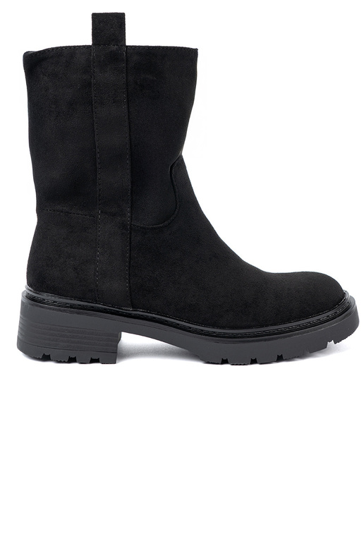 Stilīgs zābaki pie potītes z grubą, czarną podeszIną