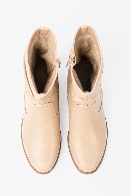 KomfortoIne zābaki bēšs z marszczeniami