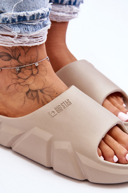 Viegli Vieglas čības Big Star LL274593 smilšu krāsas