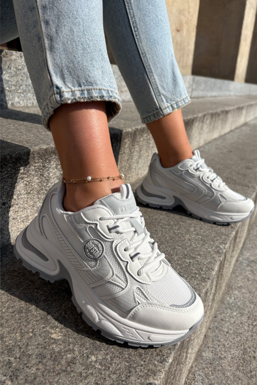 Sneakers modeļa apavi Sieviešu Big Star RR274A191 baltas krāsas