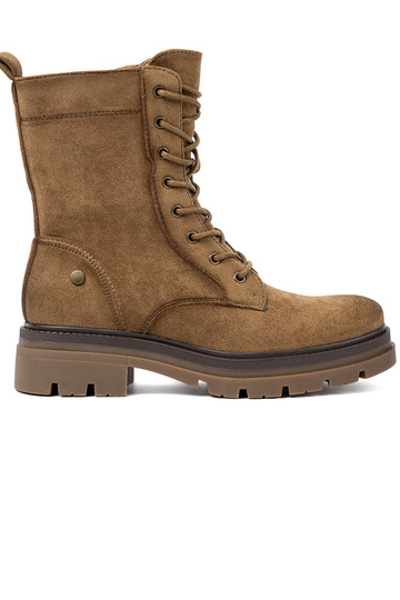 Klasiska modeļa zamšādas zābaki In odcieniu brązu 2