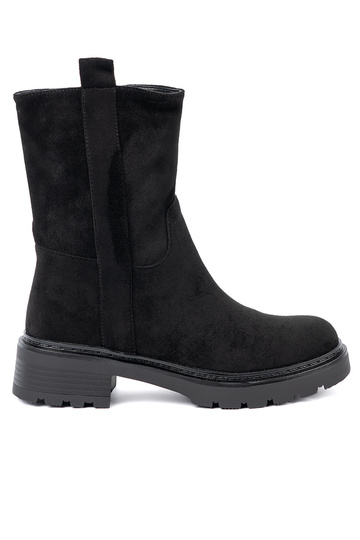 melnas krāsas zābaki uz biezas zoles z choleInką pie potītes 2