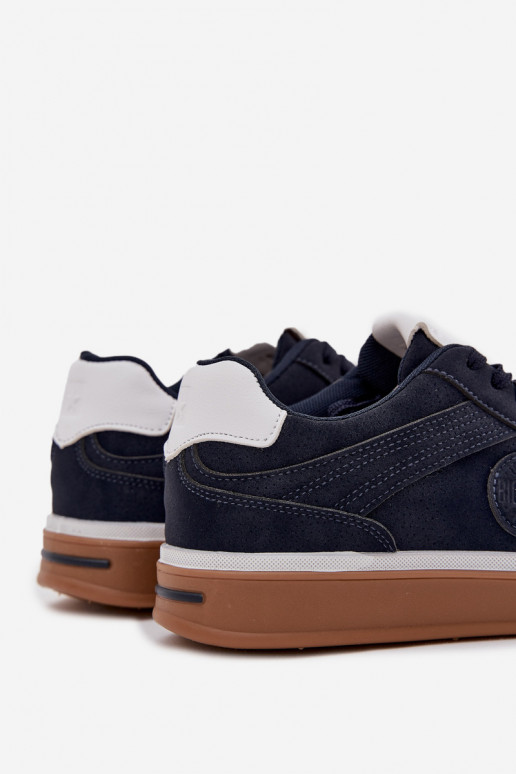 Sneakers modeļa apavi Vīriešiem Zems Big Star SS174021 HI-POLY SYSTEM tumši zilas krāsas