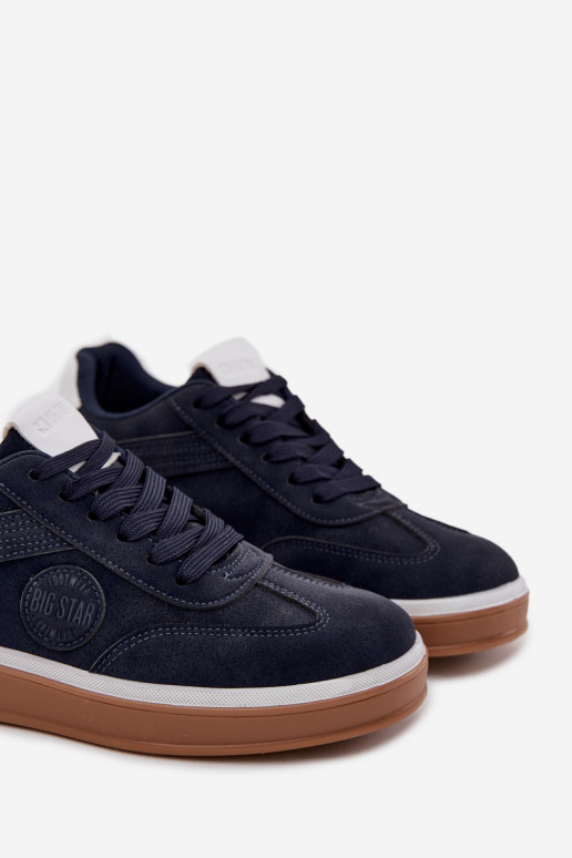 Sneakers modeļa apavi Vīriešiem Zems Big Star SS174021 HI-POLY SYSTEM tumši zilas krāsas