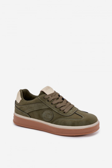 Sneakers modeļa apavi Vīriešiem Zems Big Star SS174022 HI-POLY SYSTEM Haki krāsas
