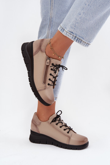 Āda apavi Sieviešu Uz Ķīļa Vinceza 39964 smilšu krāsas