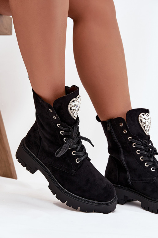 zābaki Sieviešu ar mirdzošiem spīdumiem Ieslēgts Języku melnas krāsas Rosira zābaki Sieviešu ar mirdzošiem spīdumiem Ieslēgts Języku melnas krāsas Rosira