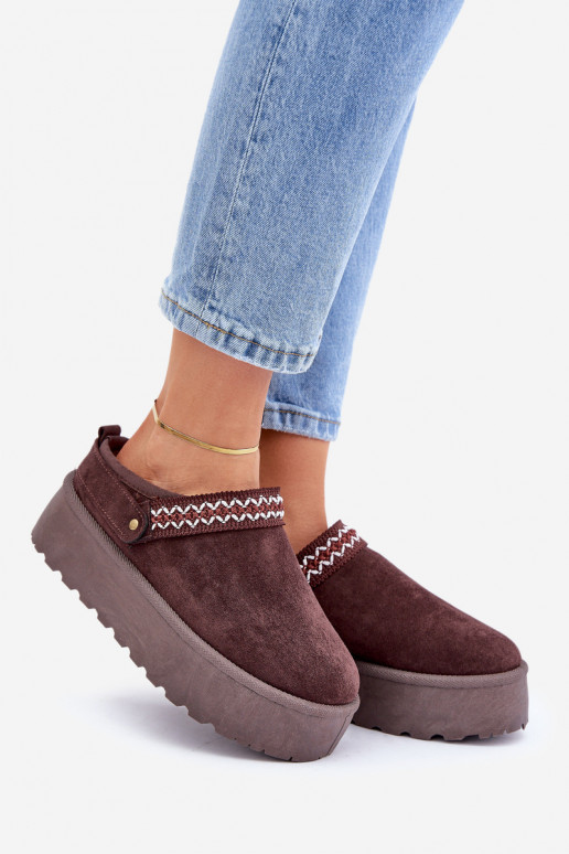 sniega apavi Ar greznu Haftem CzekoladoIne Selithria