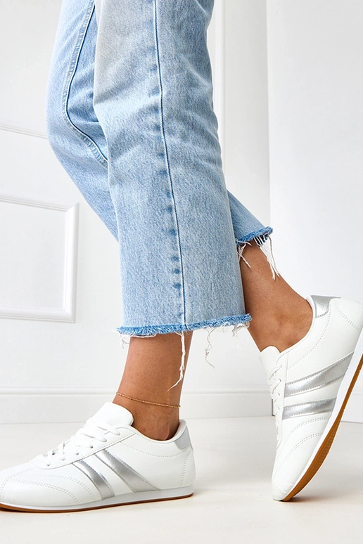 Balti tenisa tipa sporta apavi ar... Balti tenisa tipa sporta apavi ar...