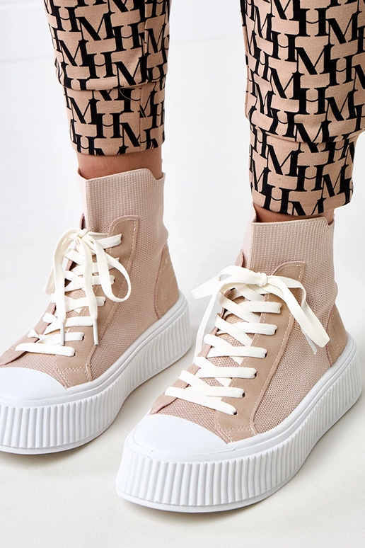 Rozā ievelkamie zeķes tipa kedai ar...