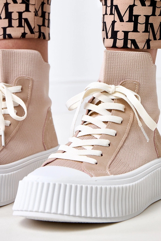 Rozā ievelkamie zeķes tipa kedai ar...