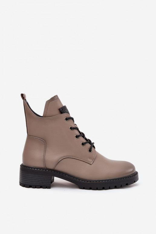 siltināti Sieviešu puszābaki Klockā Vinceza 58609 Pelēkas krāsas