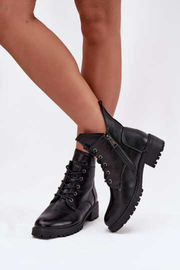 siltināti Sieviešu puszābaki Klockā Vinceza 58609 melnas krāsas