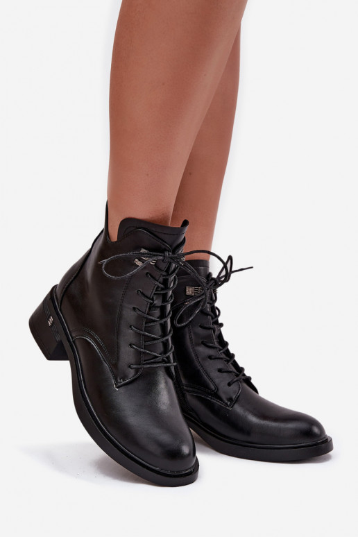 siltināti Sieviešu puszābaki Klockā Vinceza 58602 melnas krāsas