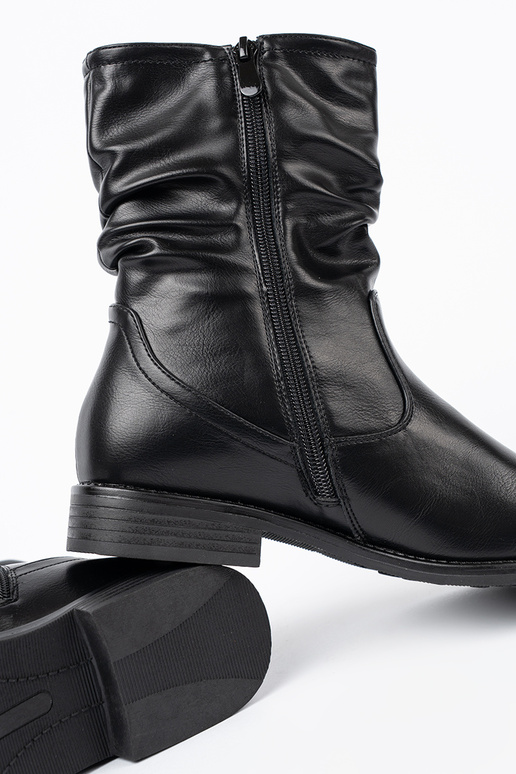 KomfortoIne zābaki Melnas krāsas z marszczeniami