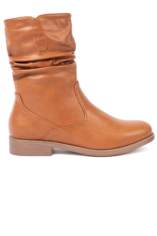 KomfortoIne zābaki karmeloIne z marszczeniami