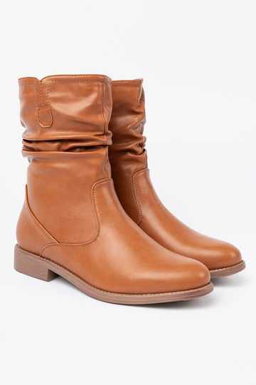 KomfortoIne zābaki karmeloIne z marszczeniami