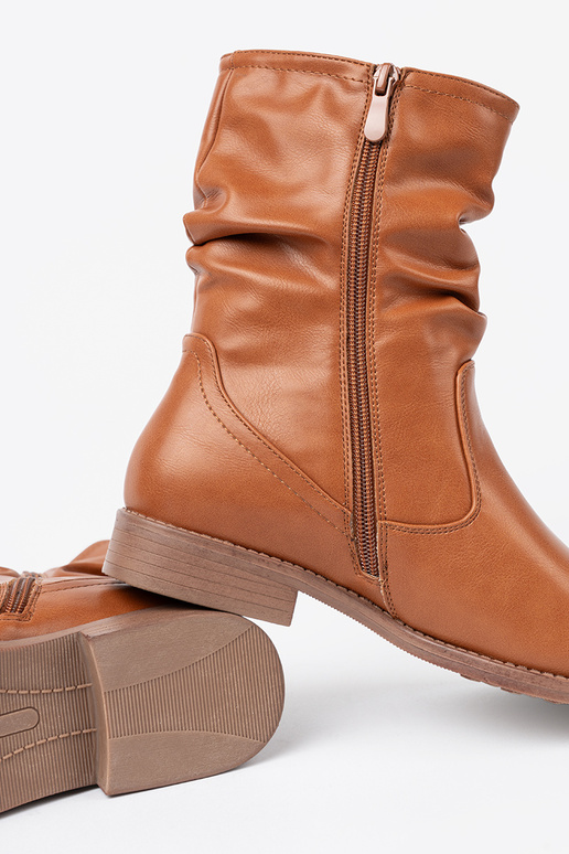 KomfortoIne zābaki karmeloIne z marszczeniami