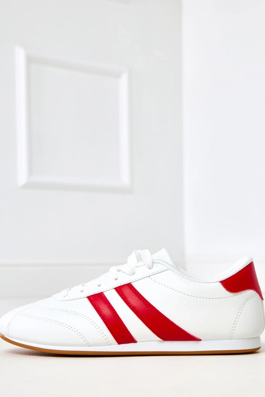 Baltie tenisa stila sporta apavi ar... Baltie tenisa stila sporta apavi ar...