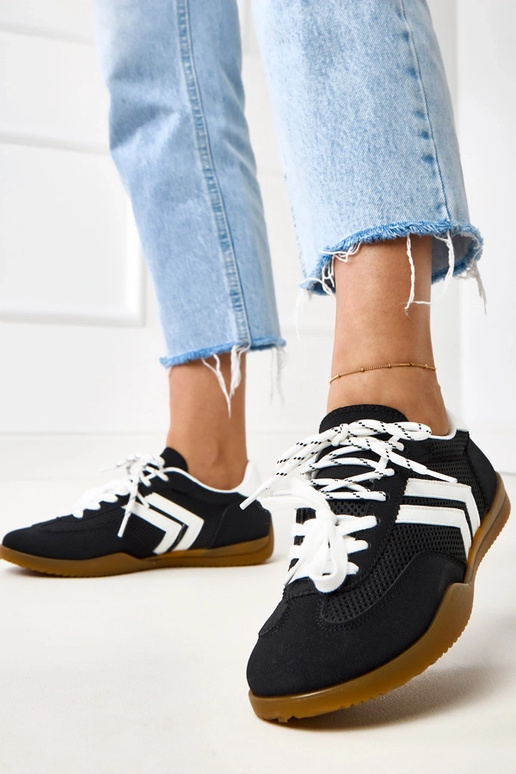 Czarne sneakersy siateczkowe typu... Czarne sneakersy siateczkowe typu...