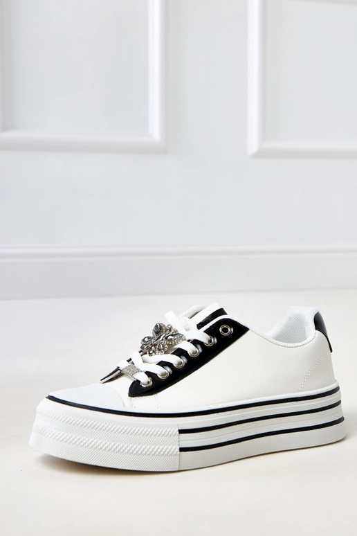 Białe sneakersy na platformie... Białe sneakersy na platformie...