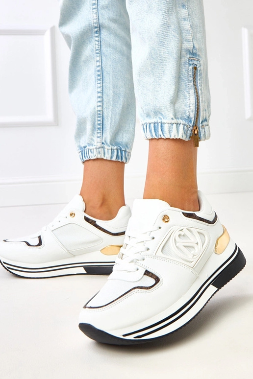 Balti-melni sporta apavi uz... Balti-melni sporta apavi uz...