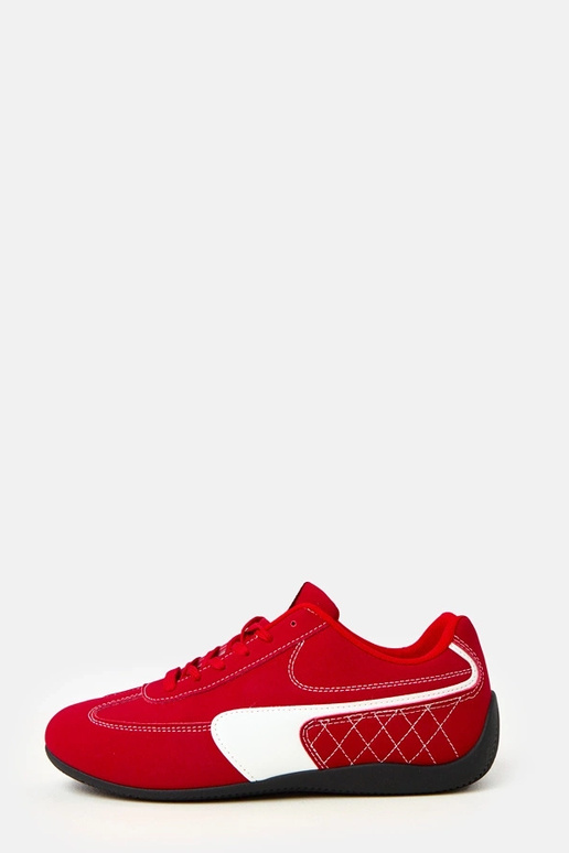 Sarkani sporta apavi ar baltiem... Sarkani sporta apavi ar baltiem...