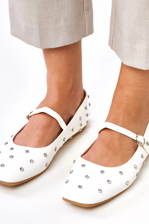 Baltas balerīnas ar kristāliem, Heidi Baltas balerīnas ar kristāliem, Heidi