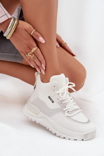 sporta apavi Sieviešu ar platformu Big Star SS274510 baltas krāsas