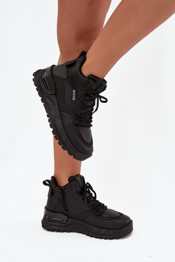 sporta apavi Sieviešu ar platformu Big Star SS274509 melnas krāsas