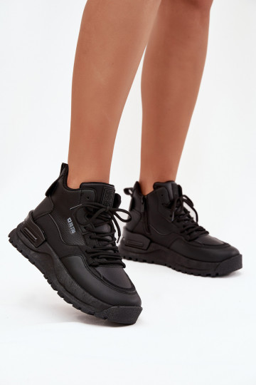 sporta apavi Sieviešu ar platformu Big Star SS274509 melnas krāsas 2