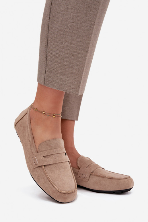 Mokasīni Mokasīni Sieviešu dzīvoklis smilšu krāsas Roseline