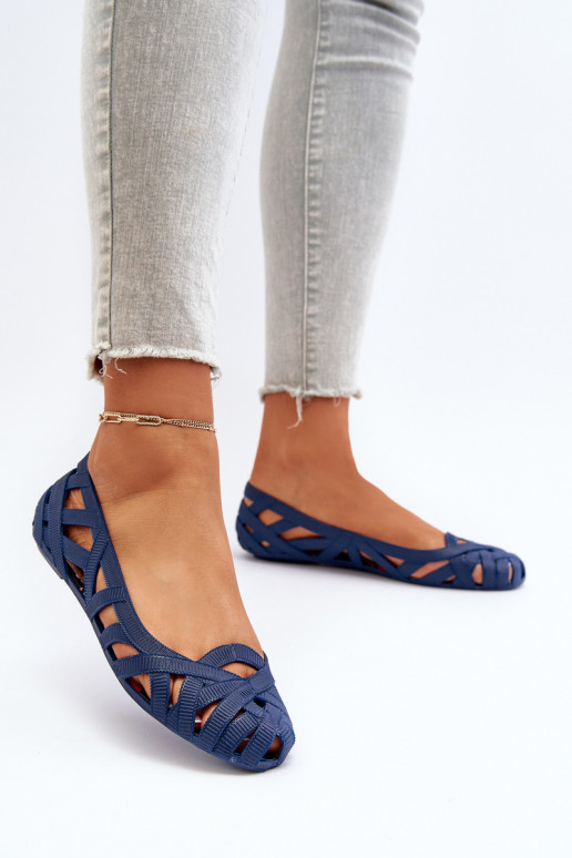 Sieviešu Gumijas Balerīnas tumši zilas krāsas Salam Sieviešu Gumijas Balerīnas tumši zilas krāsas Salam