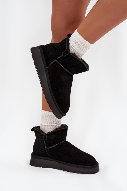 sniega apaviIeslēgtsturalnego zamšādasu siltināti ar kažokādu Vinceza 97961 melnas krāsas sniega apaviIeslēgtsturalnego zamšādasu siltināti ar kažokādu Vinceza 97961 melnas krāsas