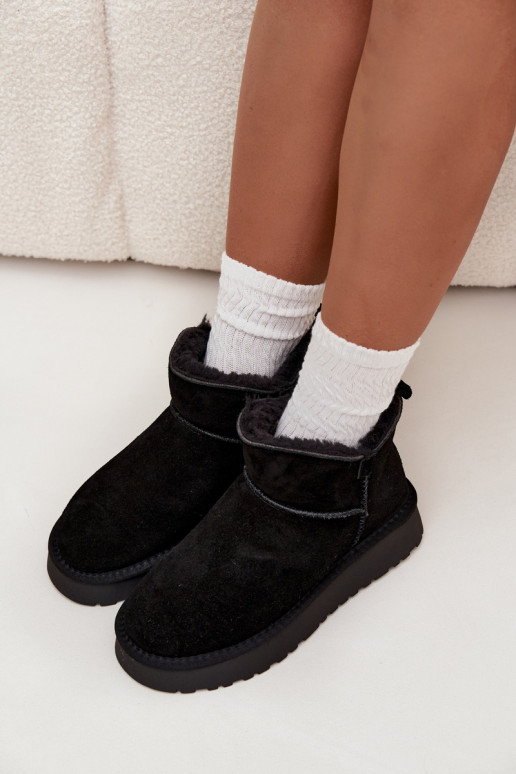 sniega apaviIeslēgtsturalnego zamšādasu siltināti ar kažokādu Vinceza 97961 melnas krāsas sniega apaviIeslēgtsturalnego zamšādasu siltināti ar kažokādu Vinceza 97961 melnas krāsas