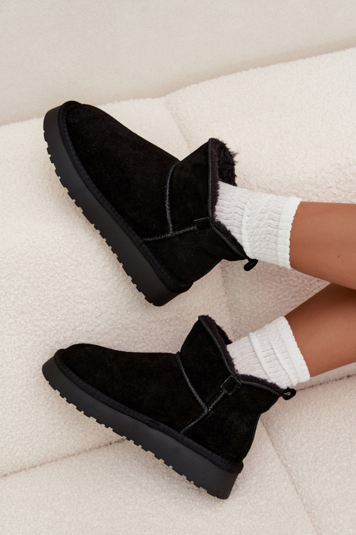 sniega apaviIeslēgtsturalnego zamšādasu siltināti ar kažokādu Vinceza 97961 melnas krāsas sniega apaviIeslēgtsturalnego zamšādasu siltināti ar kažokādu Vinceza 97961 melnas krāsas