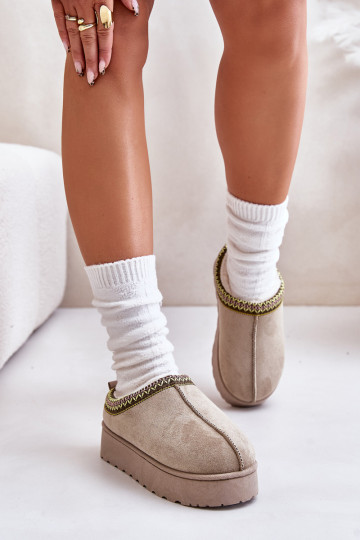 sniega apavi Sieviešu ar platformu siltināti ar kažokādu Zaļas krāsas Remenia 2