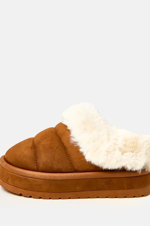 Brūni īsi siltināti sniega zābaki ar...