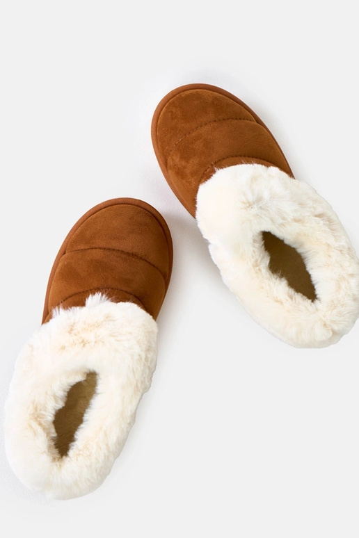 Brūni īsi siltināti sniega zābaki ar...