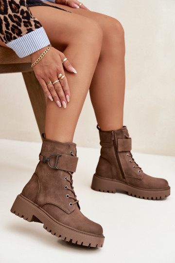 zābaki Sieviešusiltināti ar dekorētiem papēžiem smilšu krāsas Ulivine