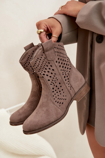 Zābaki Sieviešu ar platiem papēžiem smilšu krāsas Amisna