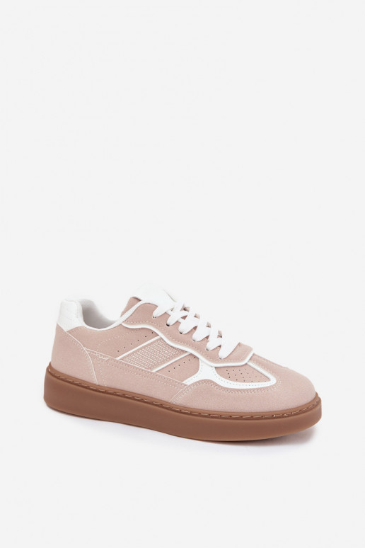 Zems Sneakers modeļa apavi Sieviešu smilšu krāsas Brenelle Zems Sneakers modeļa apavi Sieviešu smilšu krāsas Brenelle