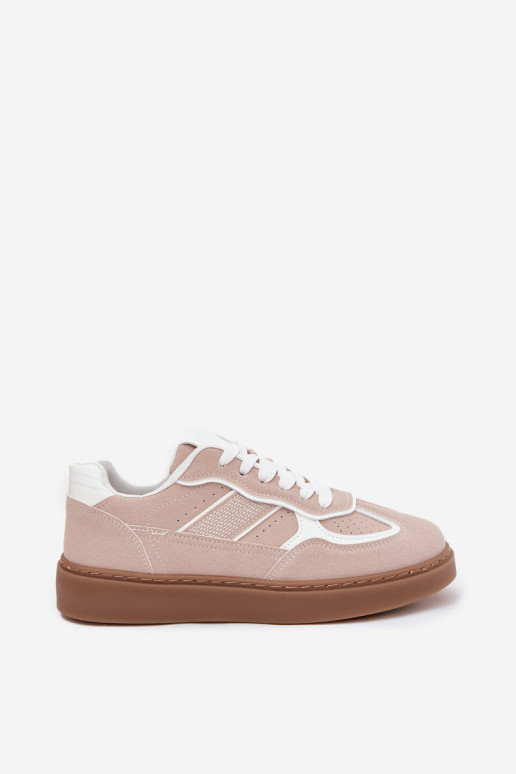 Zems Sneakers modeļa apavi Sieviešu smilšu krāsas Brenelle Zems Sneakers modeļa apavi Sieviešu smilšu krāsas Brenelle