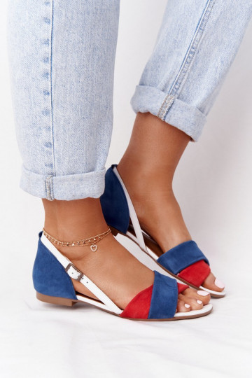 Sieviešu basenes Tā irciejka 04614-17 Zilas krāsas-sarkanas krāsas