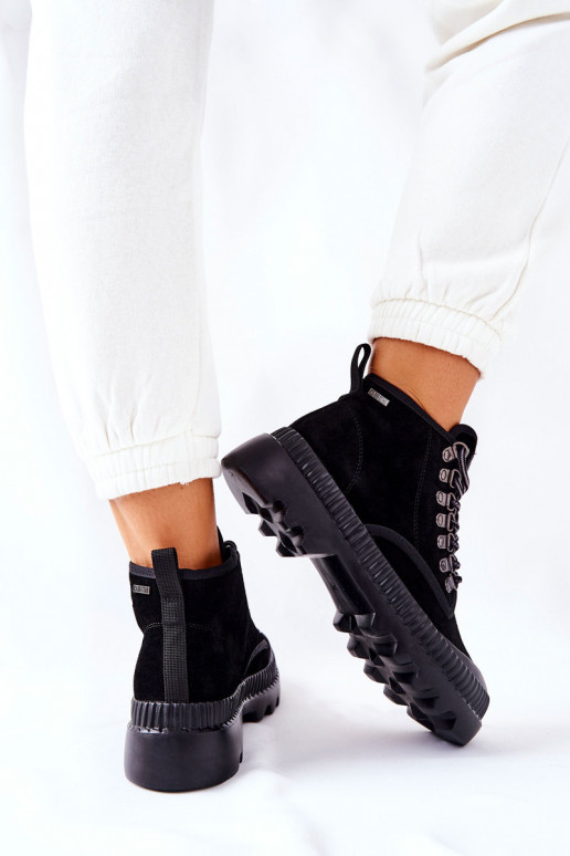 Āda apavi Sieviešu puszābaki Big Star II274363 melnas krāsas